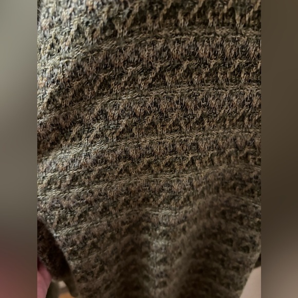 Vintage Made In USA Northern Isles Grandpa Sweater Tan Brown Men's Size Large - Picture 2 of 11